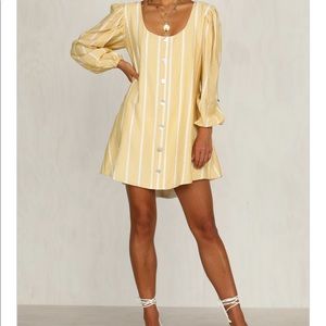 Yellow Stripped Dress